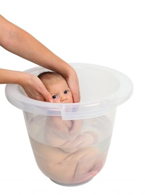 Bebe-jou Cubo de baño bebé transparente