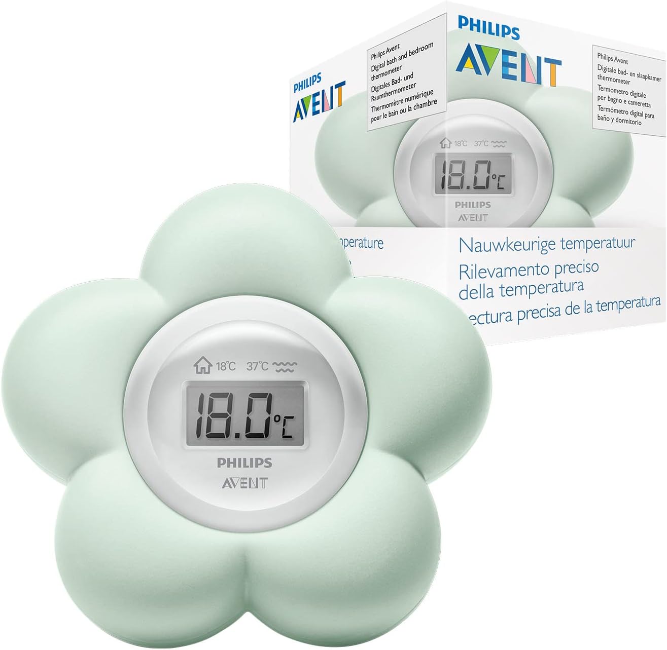 Termómetro flotante digital para baño de bebé